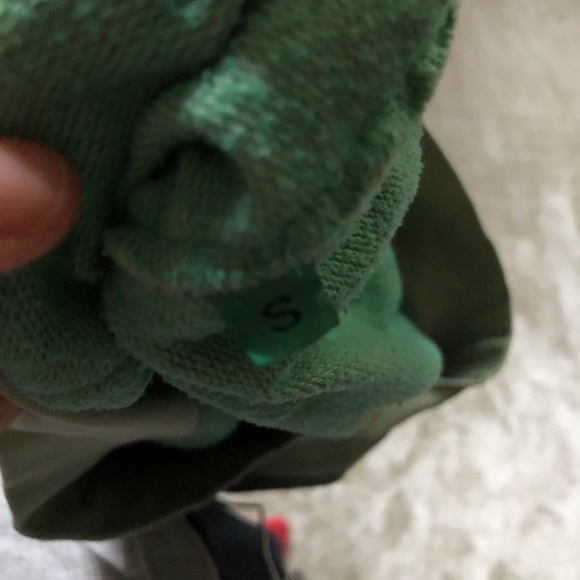 Sporty & Rich Green Logo Embroidered Green Hoodie - Picture 3 of 5